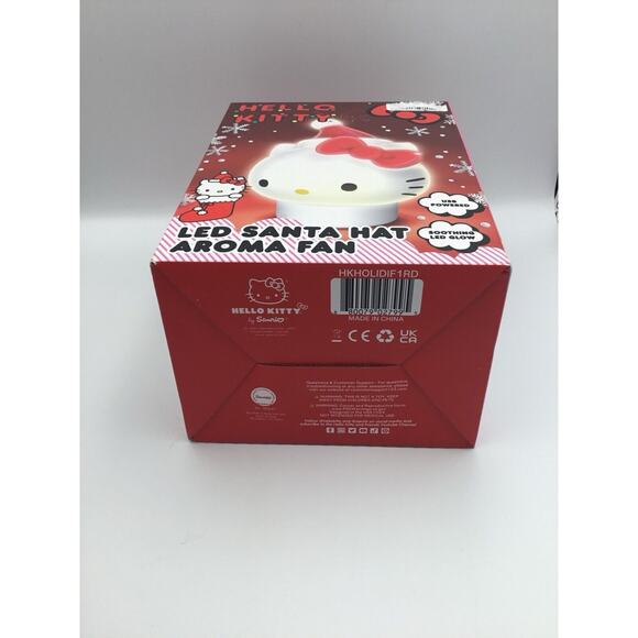 Hello Kitty Sanrio Christmas🎄LED Santa Hat Aroma Fan ~NEW WITH TAGS~ - Picture 8 of 8